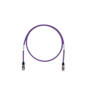 Patch Cord Cat6A, Blindado S/FTP, CM/LS0H, 3.05 Metros (10 Pies), Color Violeta