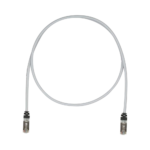 Patch Cord Cat6A, Blindado S/FTP, CM/LS0H, 1 Metro (3.28 Pies), Color Gris