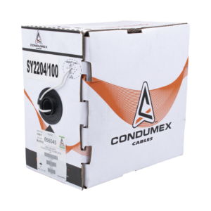 Bobina de 305 Metros (1000 Pies) / Cable de Cobre / 4 x 22 AWG / Tipo Alarmas UL / Para Interior / Color Blanco / Para Aplicaciones de Alarmas de Intrusi?n / Interfonos / TV Porteros / y Multi-Prop?sito / Hecho en M?xico