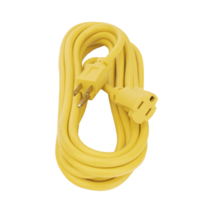 Extensi??n ElǸctrica de Uso Rudo Aterrizada 5 metros /127 V CA 10 A Mǭximo / Color Amarillo.