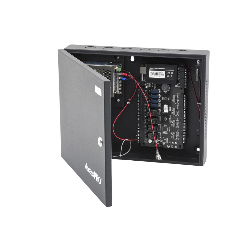 Panel de Control de Acceso 4 Puertas / 30,000 Tarjetas / TCP/IP RS485 / Gabinete y Fuente 12VCC 3A / Software ZKAccess 3.5 - Imagen 2