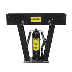 Doblatubos hidráulico de 1/2" a 2" incluye dados con medidas, capacidad 12 toneladas.