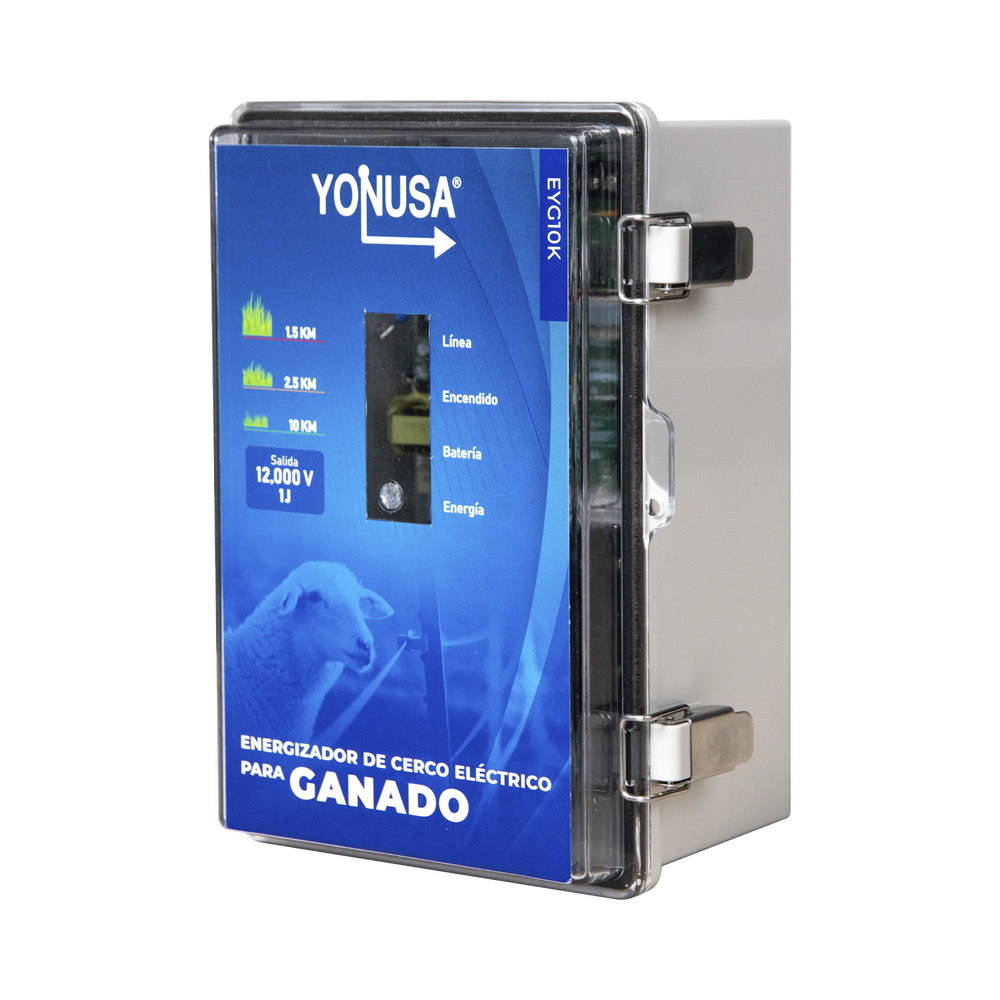 Energizador para Ganado 10,000Volts-2JOULES/ 25,000 metros lineales de protección / Cercas Electrificadas - Imagen 3