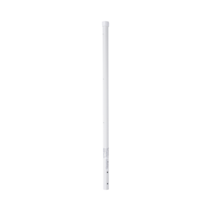 Poste de Esquina de 0.8m para Cerca Electrificada. Tubo Galvanizado cal. 18 de 1"Diam. con Tapón, ideal para 3 Aisladores.