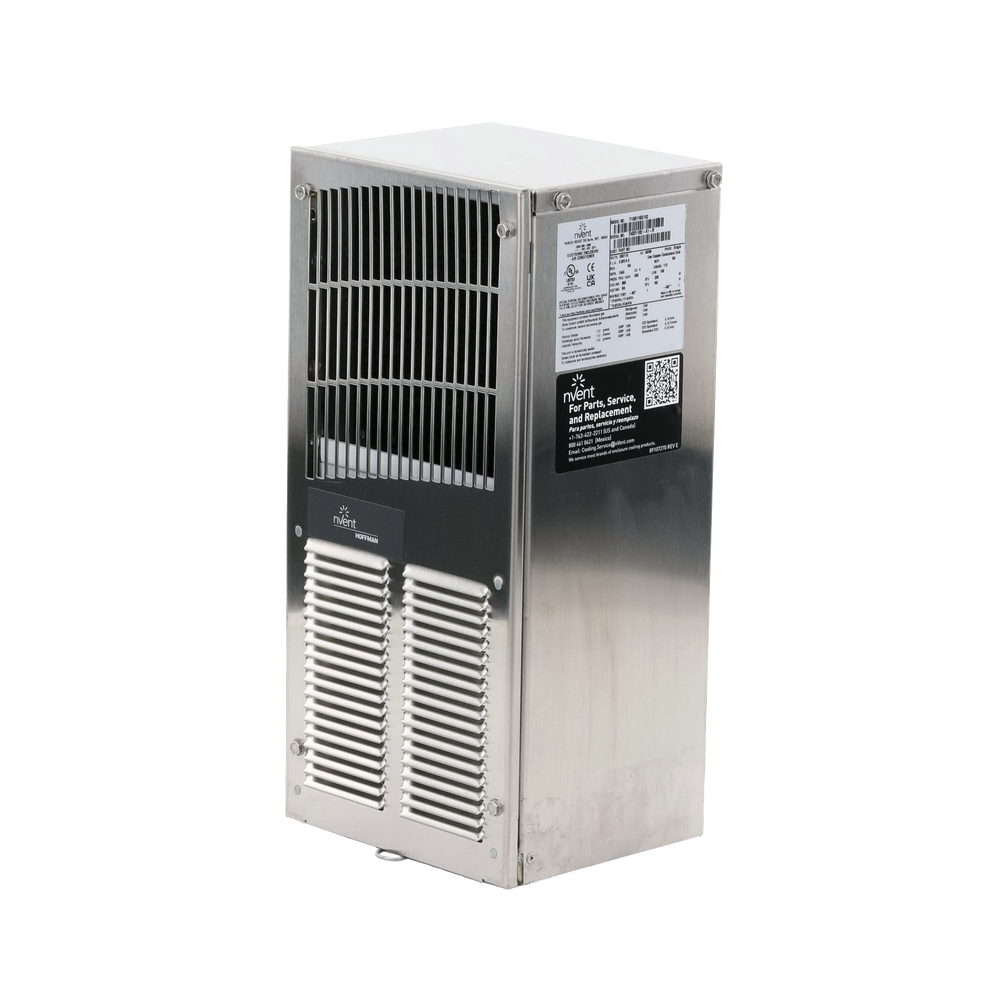 Aire Acondicionado Compacto Para Exterior, Uso en Gabinetes de Telecomunicaciones de Grado Industrial, Fr??o T15, 800 BTU, 115 Vca, de Acero Inoxidable 304, Color Gris - Imagen 2