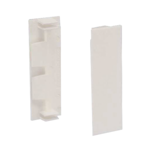 Unión recta de tapa, para uso con canaleta T70, Material PVC Rígido, Color Blanco Mate