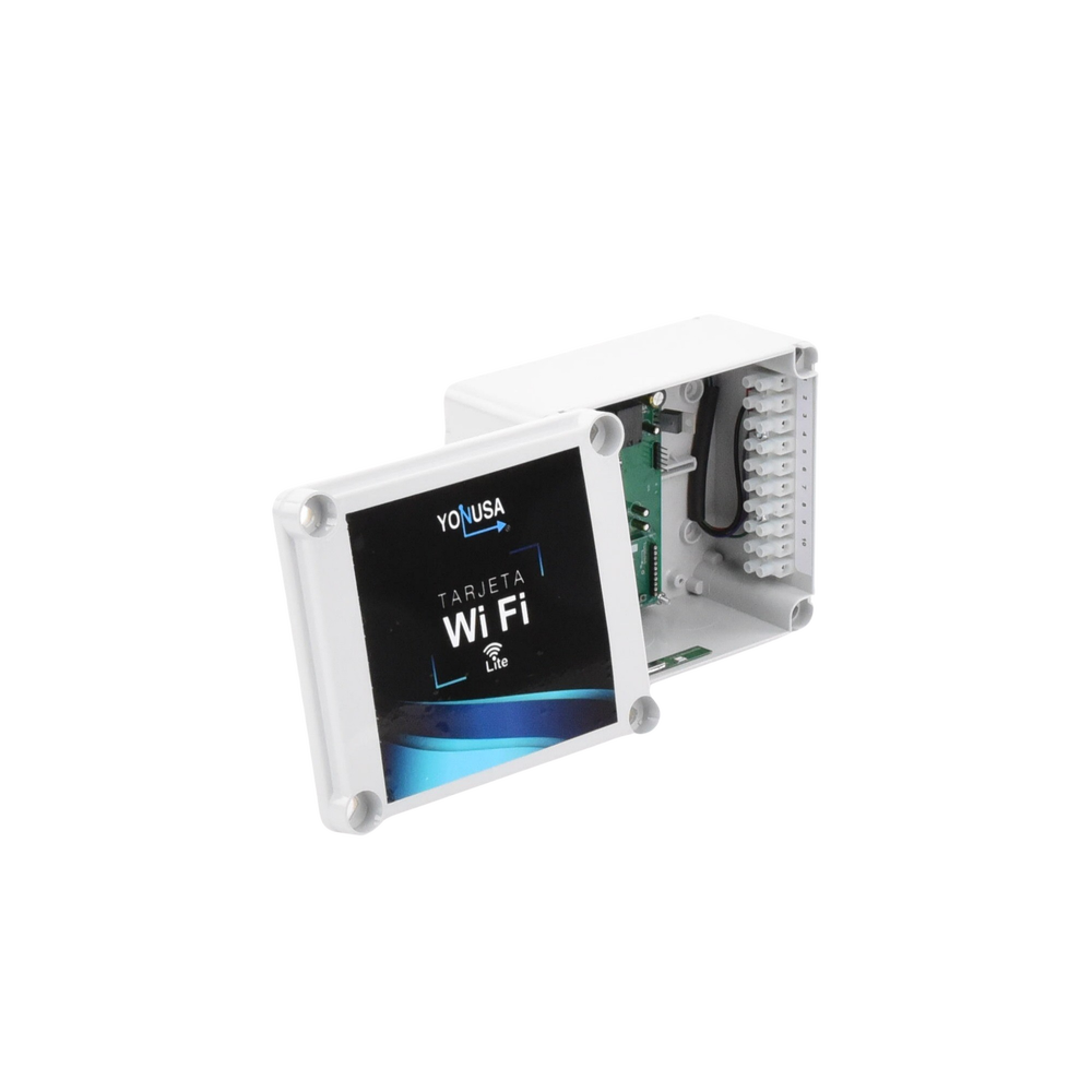 Modulo WIFI LITE con gabinete para uso en Energizadores YONUSA / Aplicación sin costo / Botón de Pánico/ 1 Salida Propósito General - Imagen 6