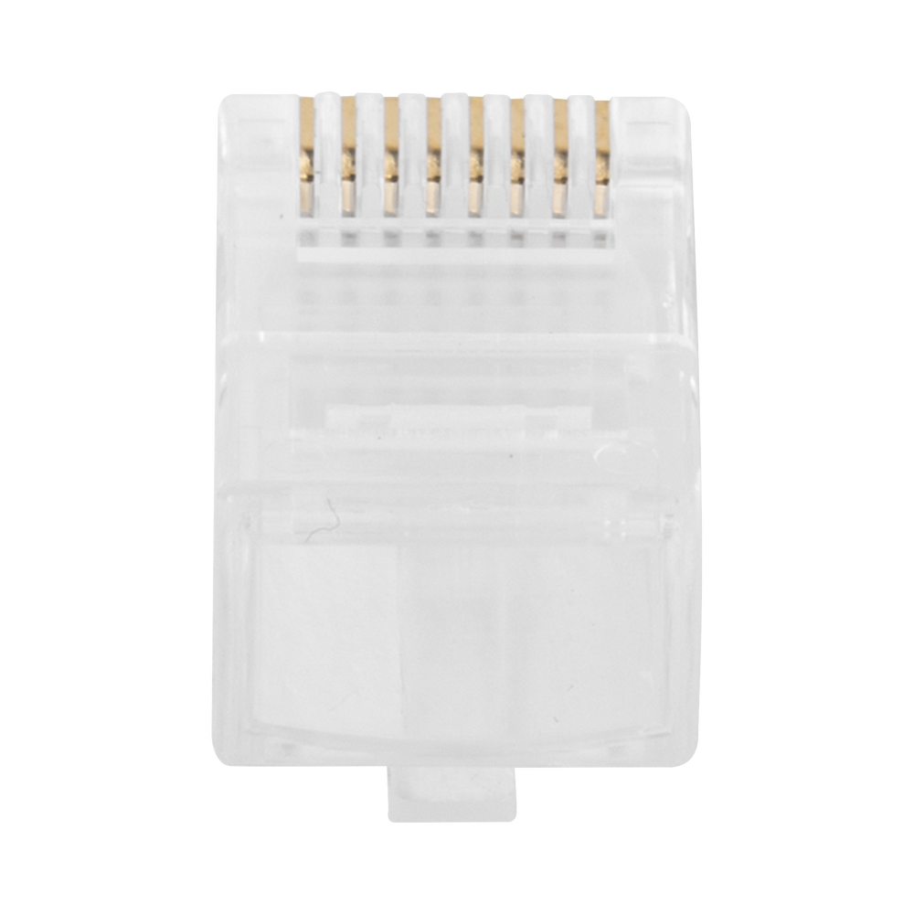 Bote con 100 Plugs Pass Through RJ45 Cat6 sin Blindaje, Chapado de Oro a 30 Micras para Durabilidad Extrema - Imagen 5