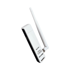 Adaptador USB inalǭmbrico de alta ganancia N 150 Mbps 2.4 GHz con 1 antena desmontable de 4dBi
