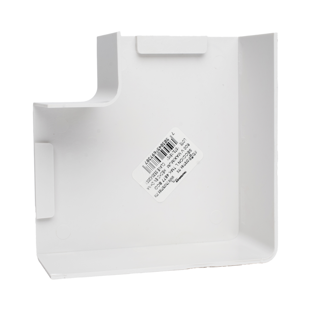 Secci??n en "L" Color Blanco de PVC Auto Extinguible, Para Canaleta TMK-4577 (5530-02001) - Imagen 2