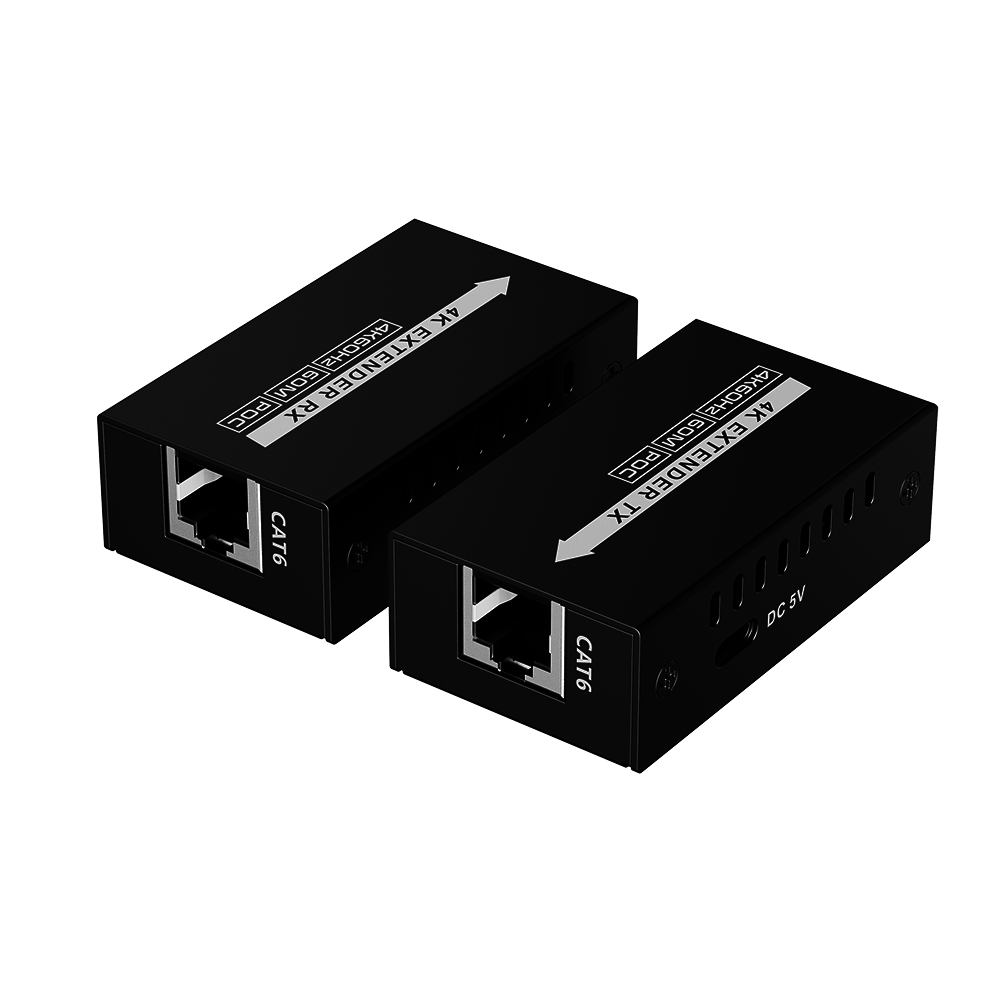 Kit extensor HDMI de tama??o mini | 4K60Hz a 60 metros | Solo requiere alimentaci??n TX | Sobre CAT6/CAT6A/CAT7 | - Imagen 3