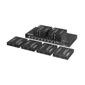 Kit Divisor y Extensor HDMI | 1x8 | Hasta 70 m |Resoluci??n 4K @ 60 Hz |  Cat 6/6a/7 | IPCOLOR | CERO LATENCIA | Puerto S/PDIF | EDID | RS232 | Salida Loop / PoC