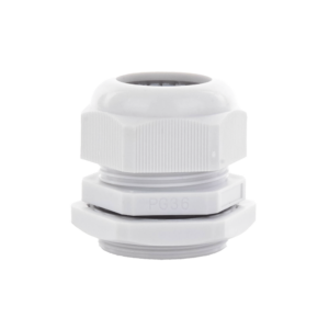 Conector Plǭstico Tipo Glǭndula para Cable de 22 a 32 mm de Diǭmetro.
