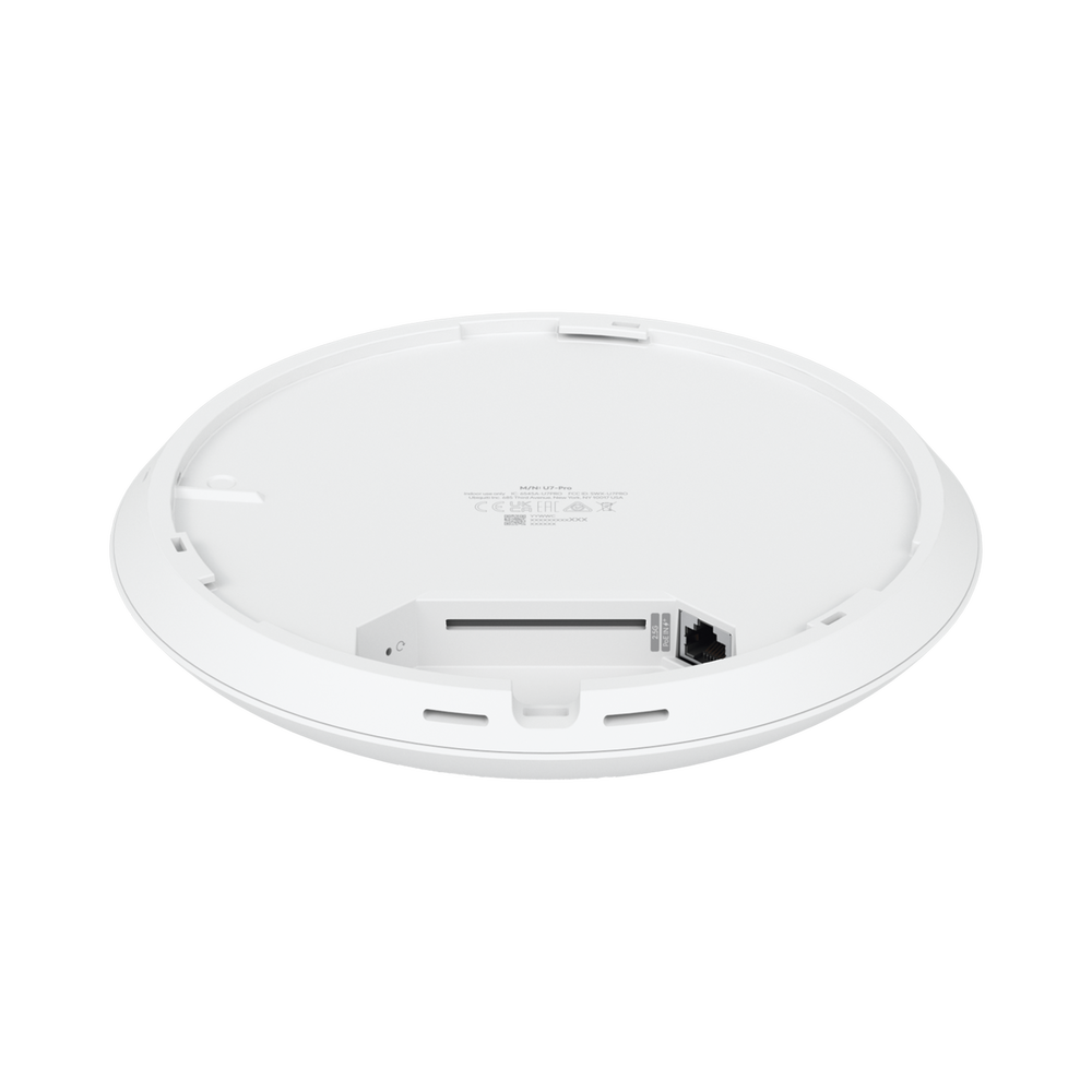 Access Point UniFi WiFi 7 Pro / Soporta 6 GHz / para Interior en Techo o Pared / 6 streams / MU-MIMO 2x2 en cada banda (2.4/5/6 GHz) / Multi-Link Operation / Puerto 2.5 GbE. NO incluye POE+ - Imagen 2