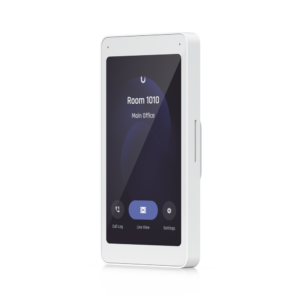 UniFi Intercom Viewer, monitor que se vincula a UA-INTERCOM, para visualizar y aperturar, pantalla táctil de 5", energizado por POE, montaje en pared