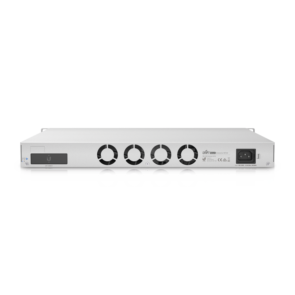 UniFi Switch Enterprise administrable capa 3, 48 puertos 2.5GbE RJ45 POE+, 4 puertos 10G SFP+, 720W, con pantalla tǭctil de 1.3" - Imagen 2