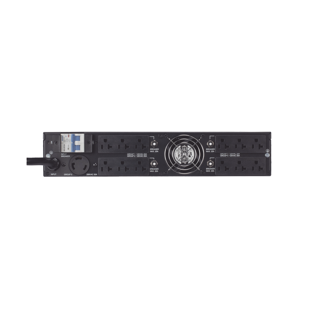 Transformador Reductor de 208 Vca a 120 Vca, Con Entrada NEMA L6-30P, 1 Salida L3-30R y 12 Salidas 5-20R, Recomendado Para UPS de Panduit - Imagen 5
