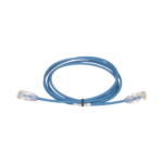 Cable de Parcheo TX6, UTP Cat6, Di?metro Reducido (28AWG), Color Azul, 6.1 Metros (20 Pies)