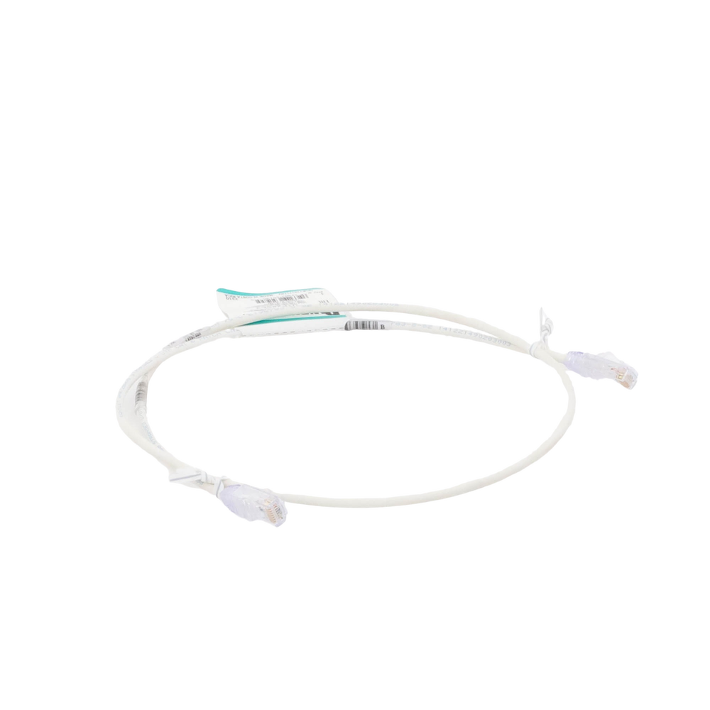 Cable de Parcheo TX6, UTP Cat6, Di?metro Reducido (28AWG), Color Blanco Mate, 0.91 Metros (3 Pies) - Imagen 5