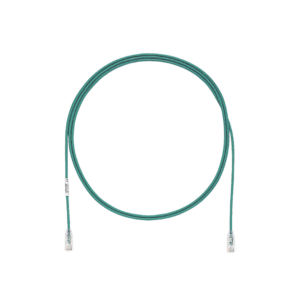 Cable de Parcheo TX6, UTP Cat6, Di?metro Reducido (28AWG), Color Verde, 9.14 Metros (30 Pies)