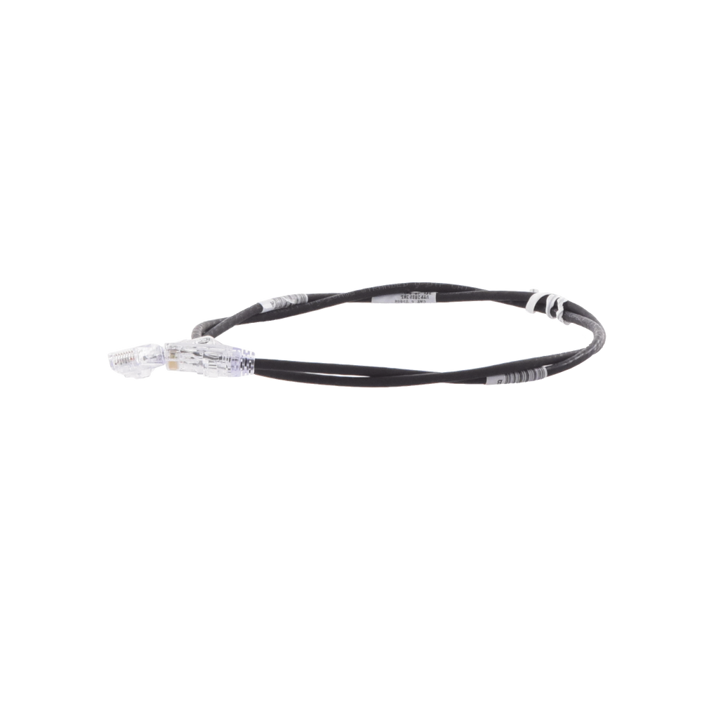 Cable de Parcheo TX6, UTP Cat6, Diámetro Reducido (28AWG), Color Negro, 0.91 Metros (3 Pies) - Imagen 3