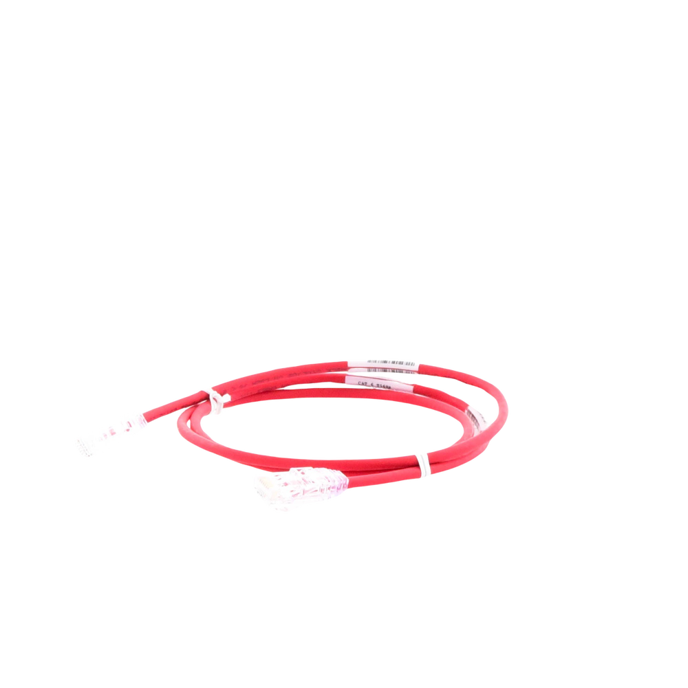 Cable de Parcheo TX6, UTP Cat6, Di?metro Reducido (28AWG), Color Rojo, 0.91 Metros (3 Pies) - Imagen 2