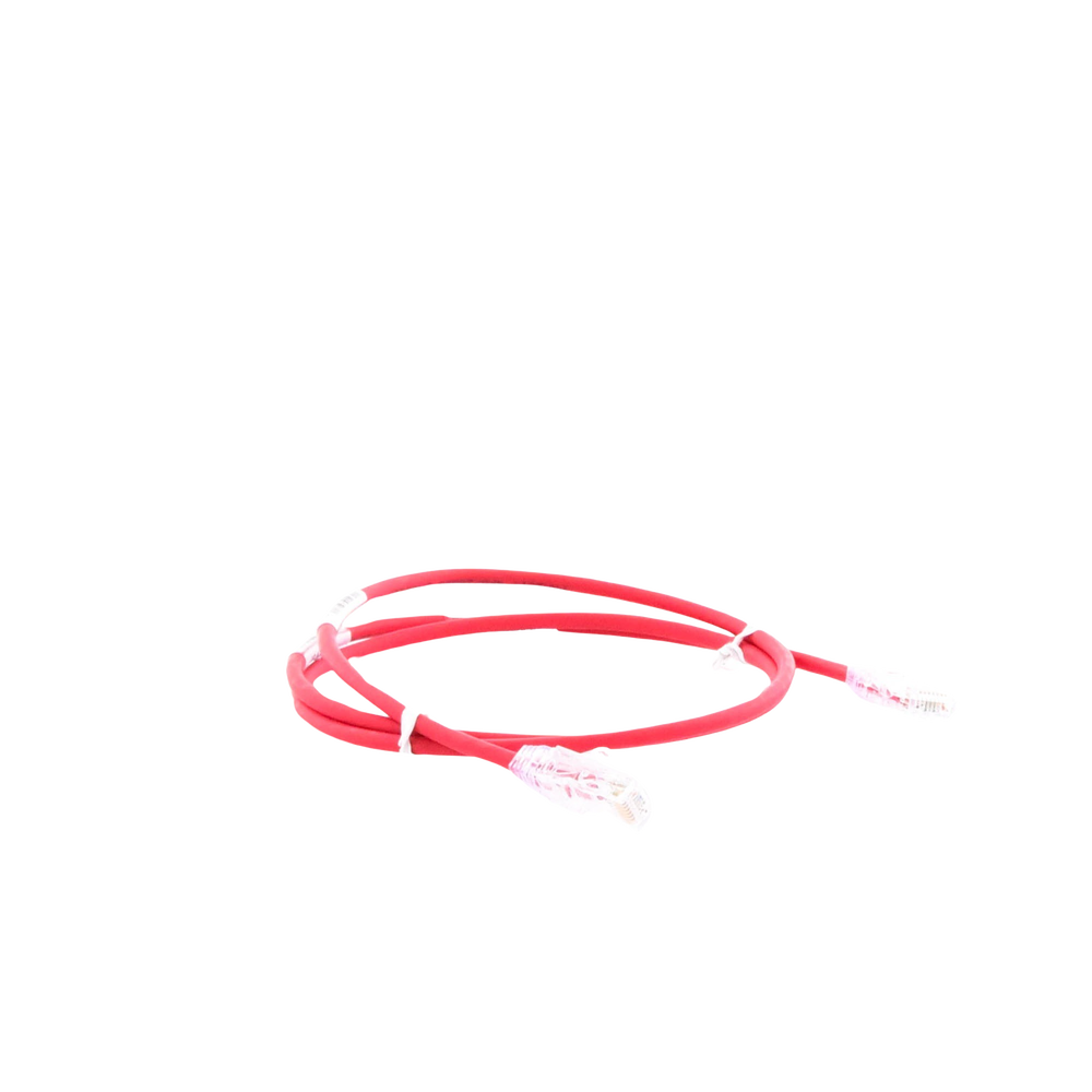 Cable de Parcheo TX6, UTP Cat6, Di?metro Reducido (28AWG), Color Rojo, 0.91 Metros (3 Pies) - Imagen 3
