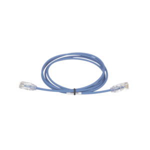 Cable de Parcheo TX6, UTP Cat6, Di?metro Reducido (28AWG), Color Azul, 12.5 Metros (41 Pies)