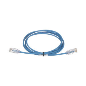 Cable de Parcheo TX6, UTP Cat6, Di?metro Reducido (28AWG), Color Azul, 1.22 Metros (4 Pies)