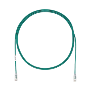 Cable de Parcheo TX6, UTP Cat6, Di?metro Reducido (28AWG), Color Verde, 1.83 Metros (6 Pies)