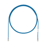 Cable de Parcheo UTP Cat6A, CM/LSZH, Di?metro Reducido (28AWG), Color Azul, 10.67 Metros (35 Pies)
