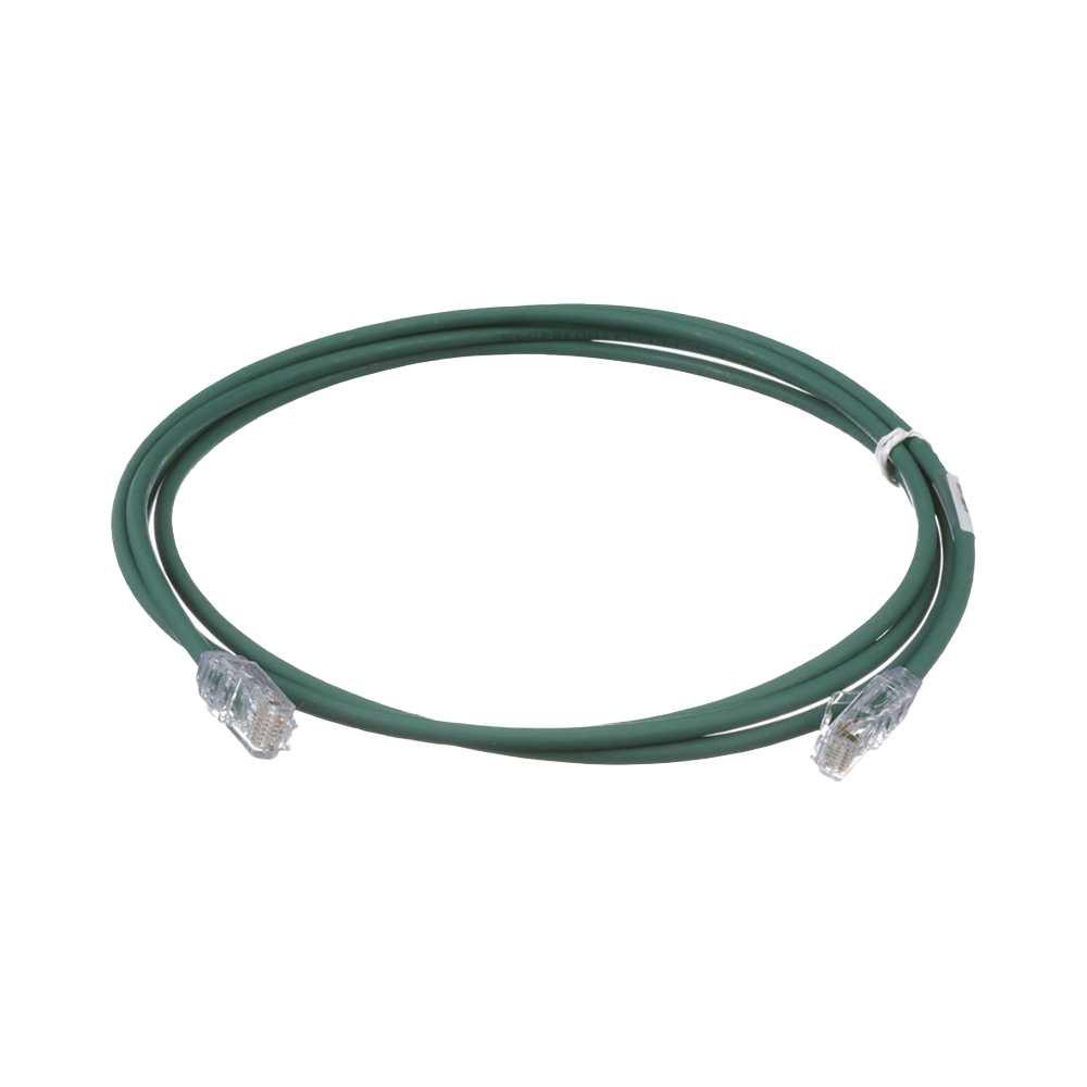 Cable de Parcheo UTP Cat6A, CM/LSZH, Di?metro Reducido (28AWG), Color Verde, 0.91 Metros (3 Pies) - Imagen 3