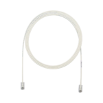 Cable de Parcheo UTP Cat6A, CM/LSZH, Di?metro Reducido (28AWG), Color Blanco Mate, 1.22 Metros (4 Pies)