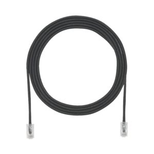 Cable de Parcheo UTP Cat6A, CM/LSZH, Di?metro Reducido (28AWG), Color Negro, 1.52 Metros (5 Pies)