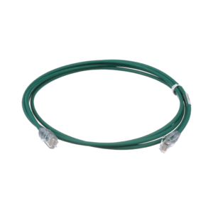 Cable de Parcheo UTP Cat6A, CM/LSZH, Di?metro Reducido (28AWG), Color Verde, 1.52 Metros (5 Pies)