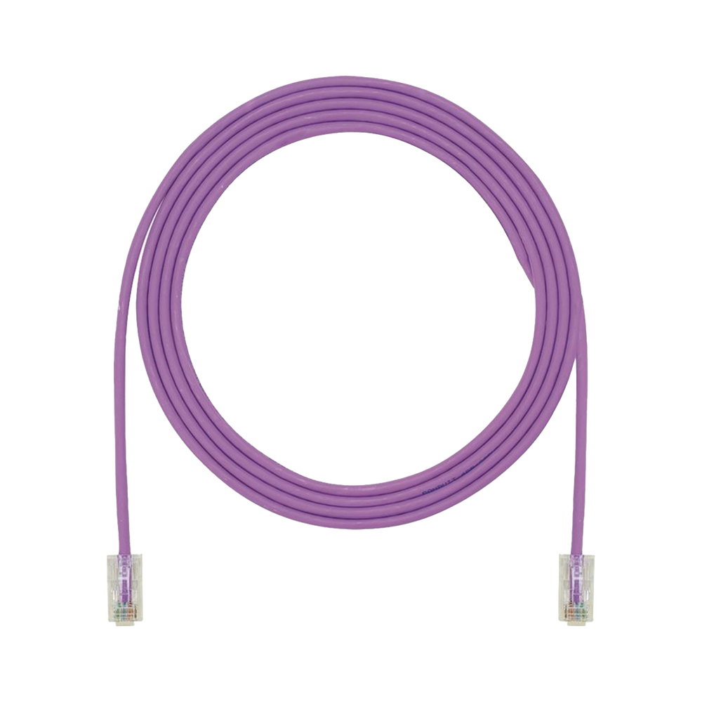 Cable de Parcheo UTP, Cat6A, 24 AWG, CM, Color Violeta, 2.74 Metros (9 Pies)