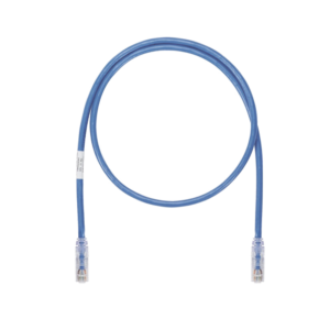 Cable de Parcheo UTP, Cat6A, 24 AWG, CM, Color Azul, 3 Metros (9.84 Pies).