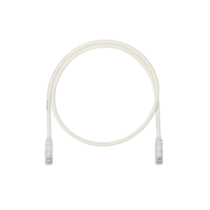 Cable de Parcheo UTP, Cat6A, 24 AWG, CM, Color Blanco, 1.52 Metros (5 Pies)