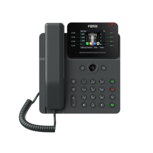TelǸfono IP Wi-Fi Empresarial,Bluetooth, 12 l??neas SIP, pantalla a color 2.8", PoE, puertos Gigabit, conferencia local de 6 v??as.