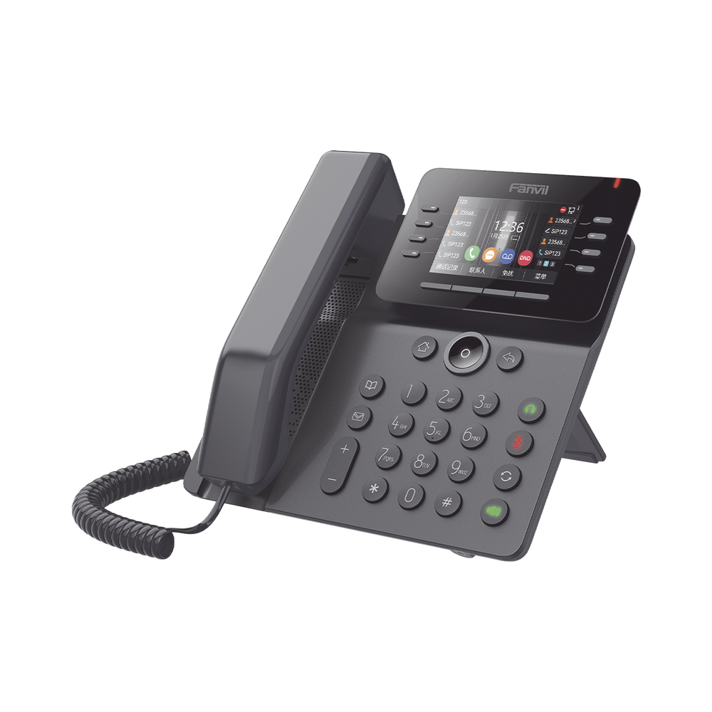 TelǸfono IP Empresarial Esencial WiFi / Bluetooth, 12 l??neas SIP, pantalla a color 3.5", PoE, puertos Gigabit, conferencia local de 6 v??as. - Imagen 2