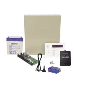 (1 Año datos ILIMITADO INCLUIDO) Kit Vista48LA con comunicador MINI012G, Teclado, Gabinete y Transformador
