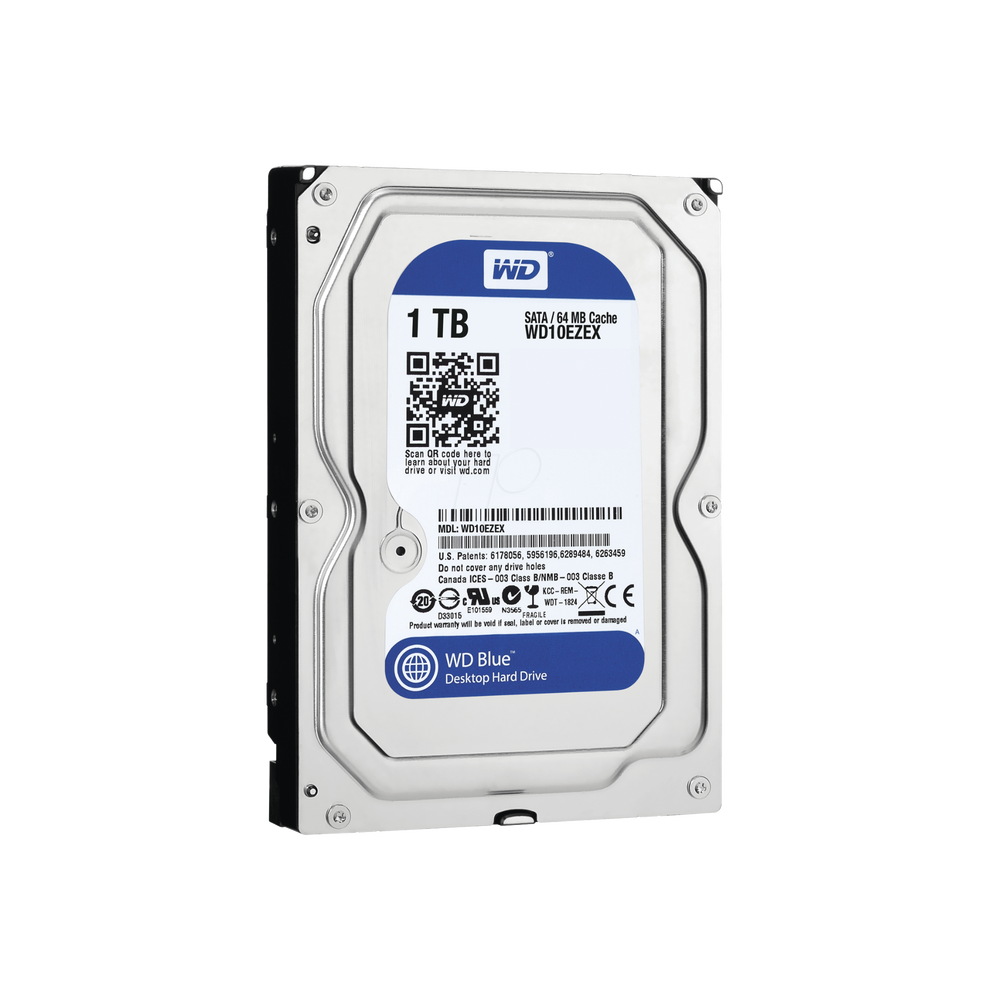 Disco duro Blue de 1 TB / 7200 RPM / Recomendado para PC / Uso 8-5 / 1 A??os de Garantia