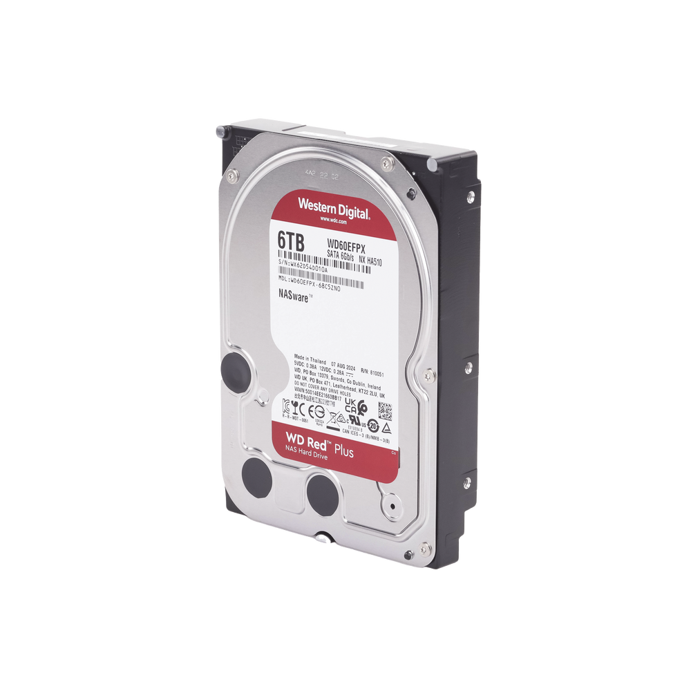 Disco Duro Red de 6TB / 5400 RPM / Optimizado para NAS / Uso 24-7 / 3 A??os de Garantia