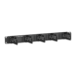 Organizador de cable, para montaje aǸreo, con 5 soportes, 1UR