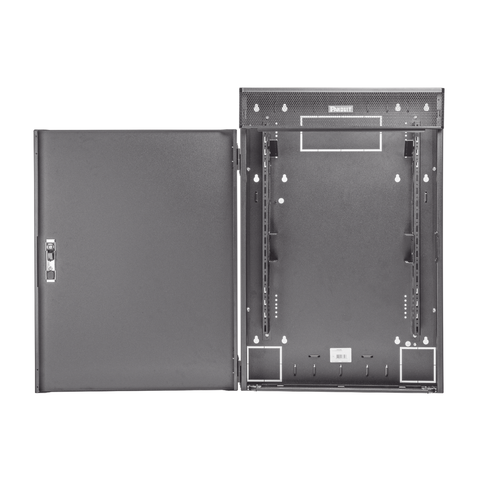 Gabinete de Montaje en Pared TrueEdge???, Con 3 UR para Equipo Activo y 3 UR para Paneles de Parcheo, Fabricado en Acero, Color Negro - Imagen 3