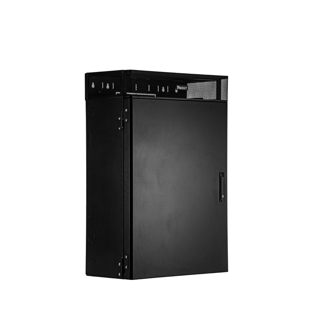 Gabinete de Montaje en Pared TrueEdge???, Con 6 UR para Equipo Activo y 6 UR para Paneles de Parcheo, Fabricado en Acero, Color Negro - Imagen 3
