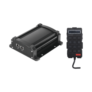 Sirena Vehicular de 100W de Potencia Con Controlador Unimando, Micrófono, Control de Tonos y Patrones de destello de Barras de Luces Serie X67 / X75