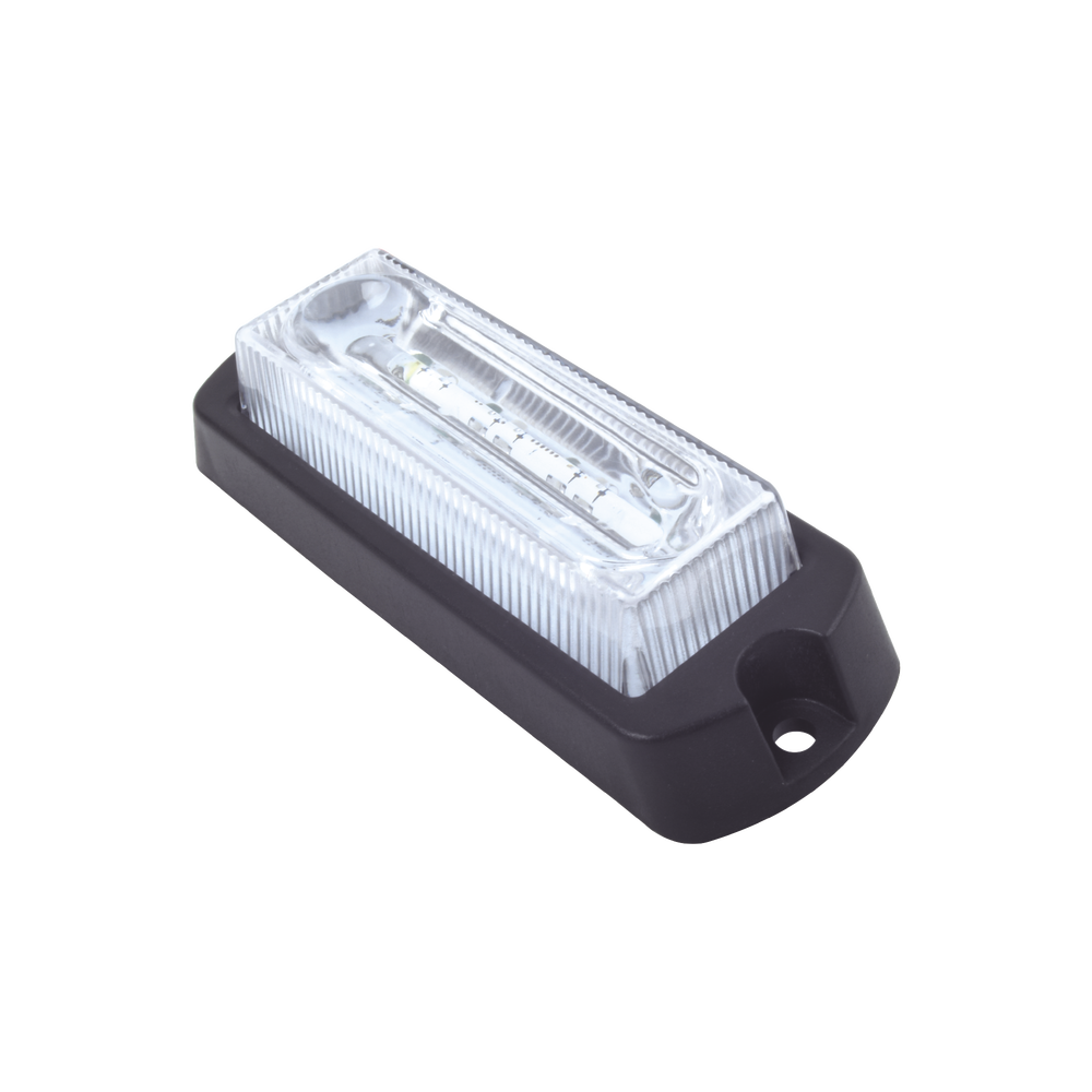Luz Auxiliar Ultra Brillante X13 de 4 LEDs, color Rojo, con mica transparente. - Imagen 2