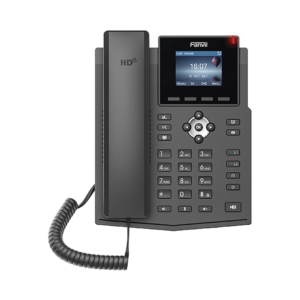 TelǸfono IP / 4 L??neas SIP / Pantalla LCD Color 2.4" / Audio HD G.722 y Opus / Conferencia 3 V??as / PoE 802.3af / OpenVPN / Soporte EHS