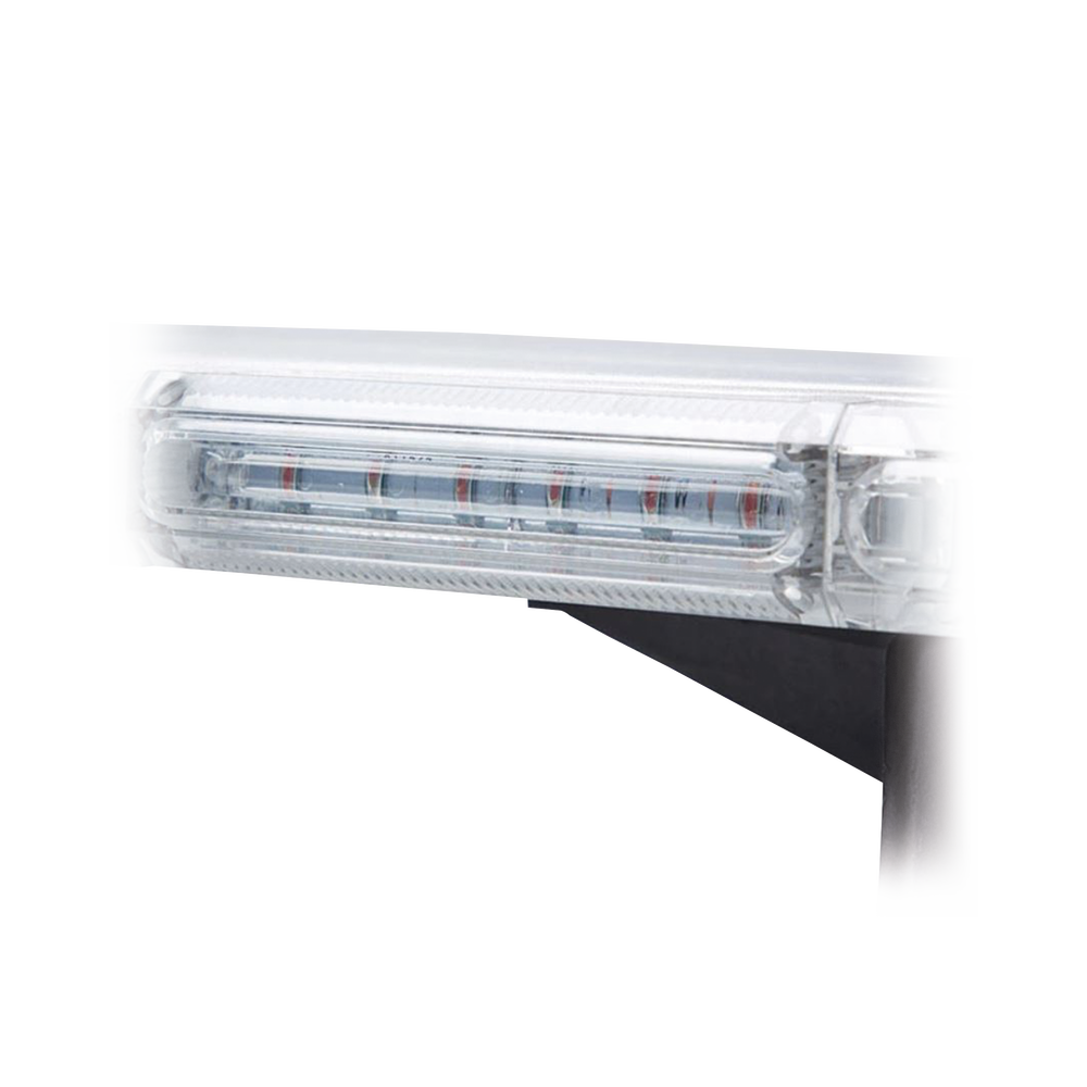 Barra de luces LED de 46" Rojo/Azul/Ambar , De 132 LEDs, Controlador Incluido, Ideal para Equipar Unidades de Seguridad Publica - Imagen 3